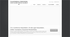 Desktop Screenshot of ca-interpreter.com